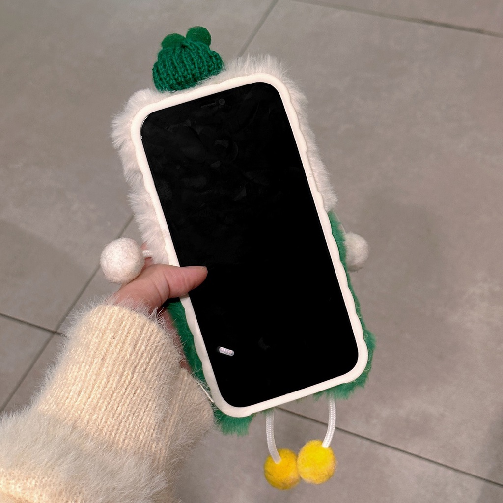 Ốp Điện Thoại Hình Vịt Bông Cho iphone 11 12 13 14 pro max