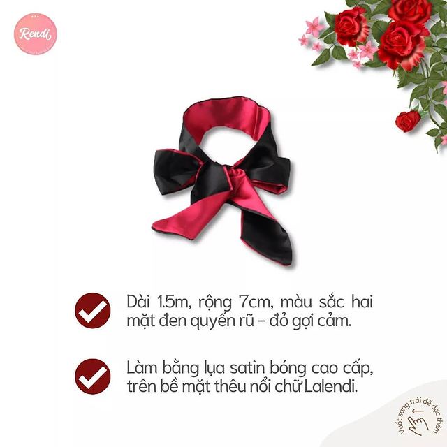 Băng đô lụa bịt mắt Lalendi