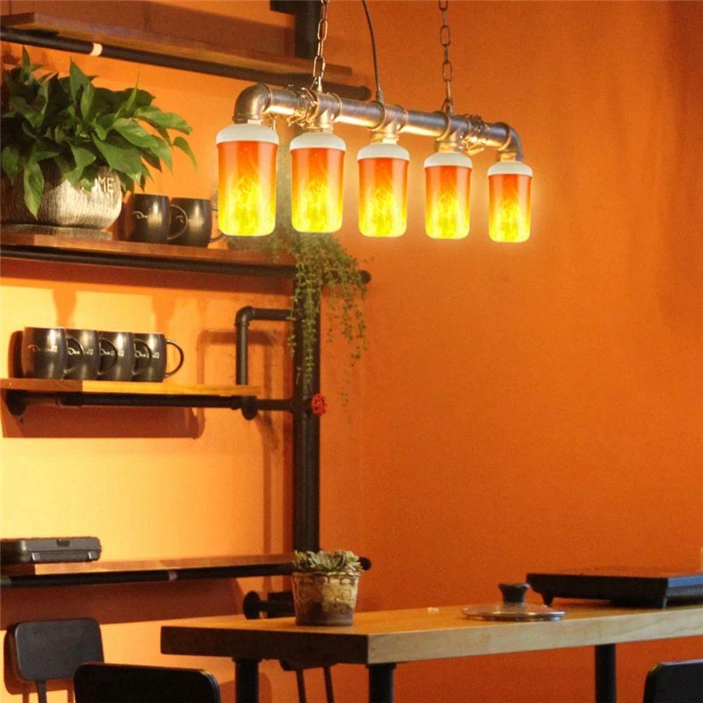 LLOYD Đèn LED 4 Chế Độ Tiết Kiệm Năng Lượng Hình Ngọn Lửa Trang Trí Giáng Sinh