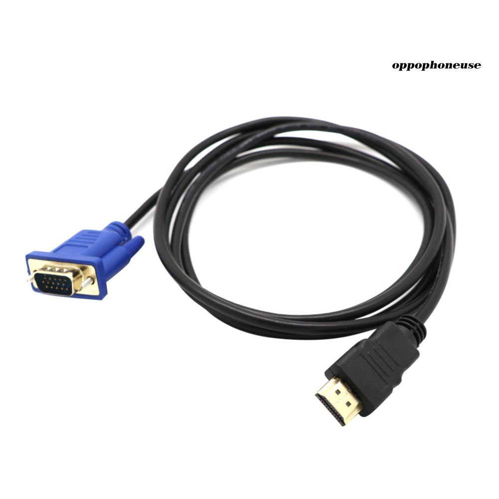 Cáp Chuyển Đổi 1080p HDMI Sang VGA Dài 1.8m Cho PC DVD HDTV