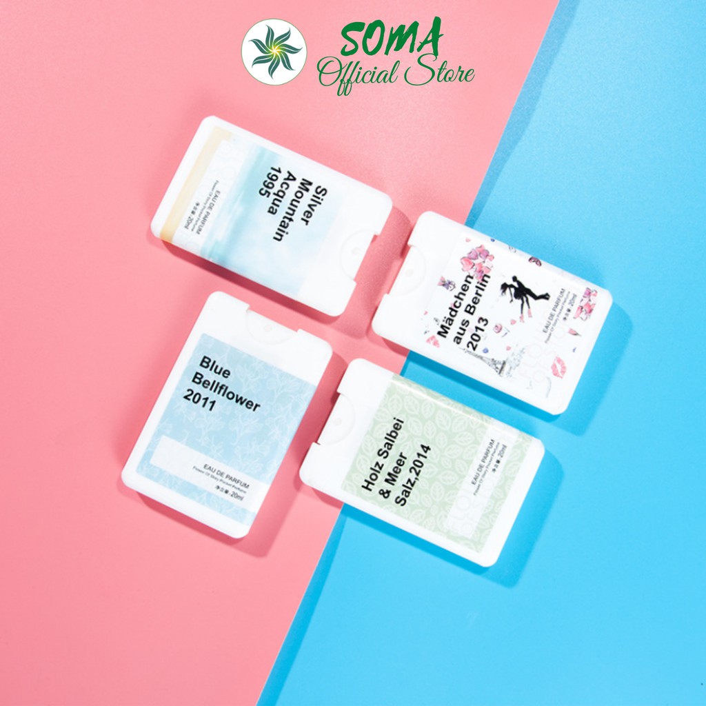 Nước hoa mini 20ml dạng xịt nhỏ gọn tiện lợi, hương thơm dịu nhẹ dễ chịu | BigBuy360 - bigbuy360.vn