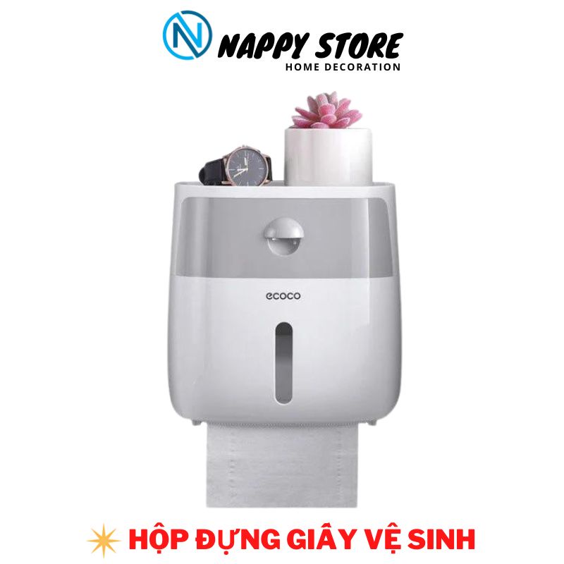 Hộp Để Giấy Vệ Sinh 2 Tầng Tiện Ích Dành Cho Phòng Tắm Cao Cấp