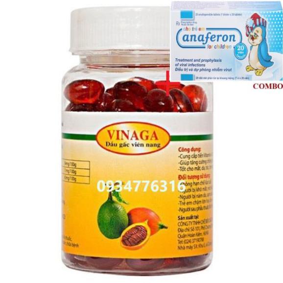 Combo Chim cánh cụt Nga+ ✅ Viên Dầu Gấc Phương Linhga - chiết xuất từ tinh dầu gấc giúp sáng mắt đẹp da