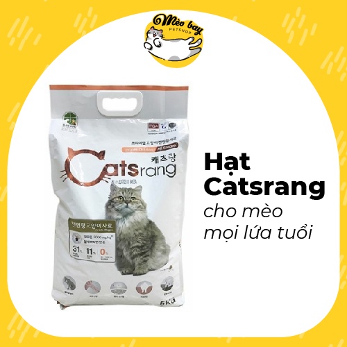 Hạt thức ăn cho mèo Catsrang cho mèo mọi lứa tuổi