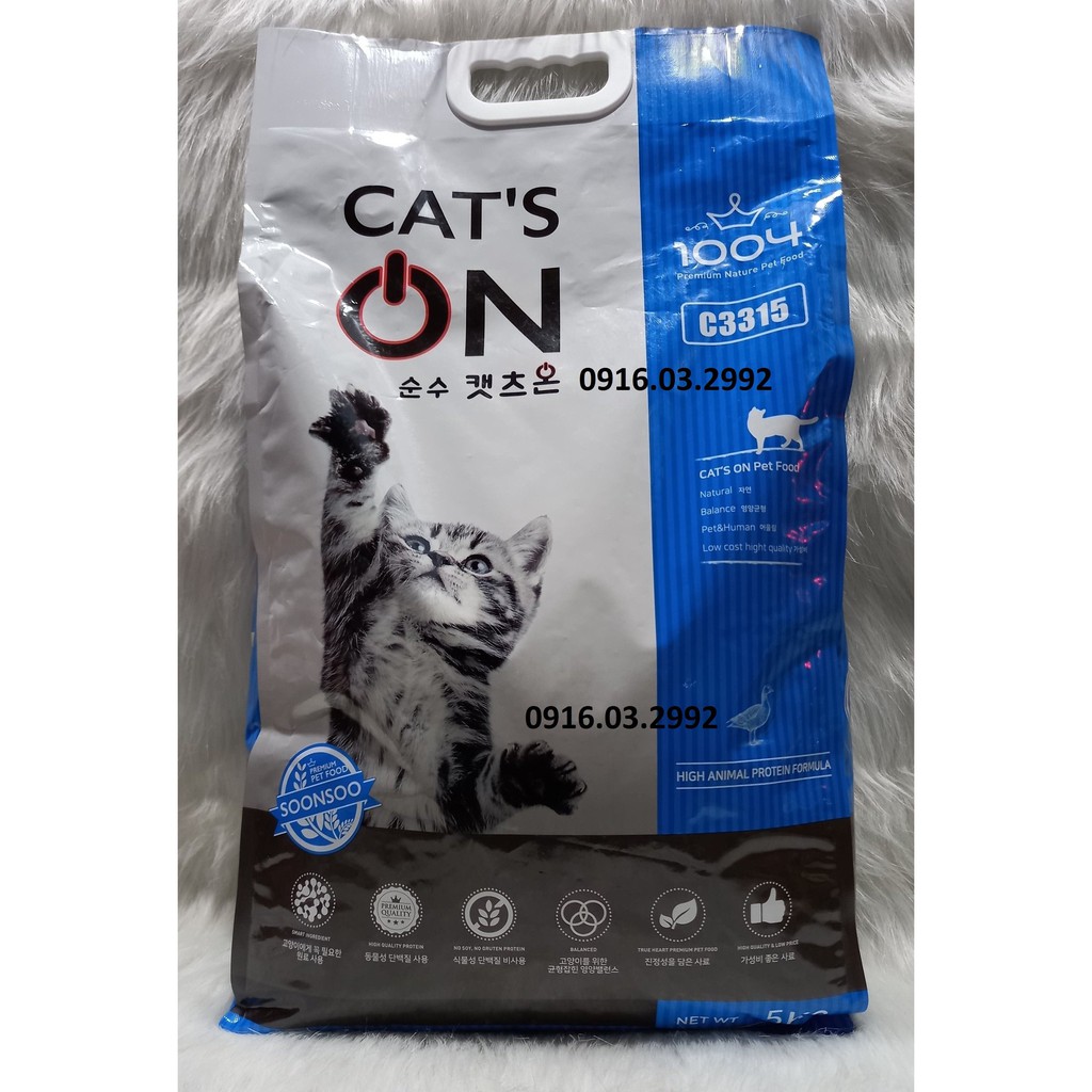 Thức ăn cho mèo Cat on [5kg]