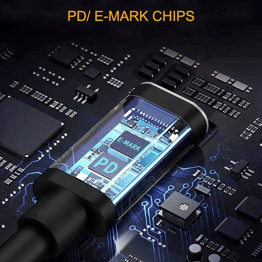 Dây cáp sạc nhanh USB Type c đầu cái sang 3.0x1.1mm đầu đực 100w Usb C Pd cho Acer Asus Laptop sạc Dc 3.0x1.1