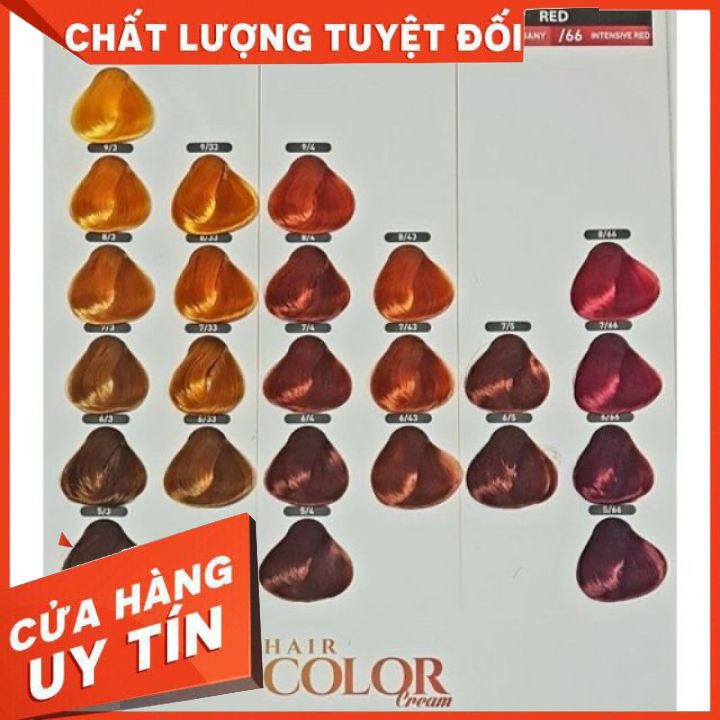 [chính hãng ]  thuốc nhuộm tóc màu thời trang  lavox 3d collagen tím 100ml và bảng màu ,Lên màu chuẩn  hàng cty  bền màu