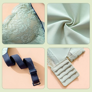 Áo Lót Nâng Ngực Không Gọng Phối Ren Quyến Rũ Cho Nữ