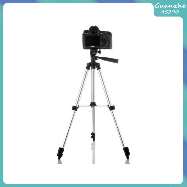 46" Professional Camera Tripod Stand for Holder iPhone/Samsung Cell Mount