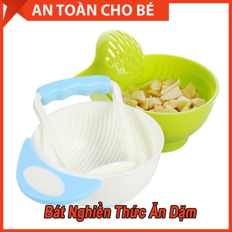 BỘ DỤNG CỤ CHẾ BIẾN ĐỒ ĂN DẶM,RAY CHÁO CHO BÉ