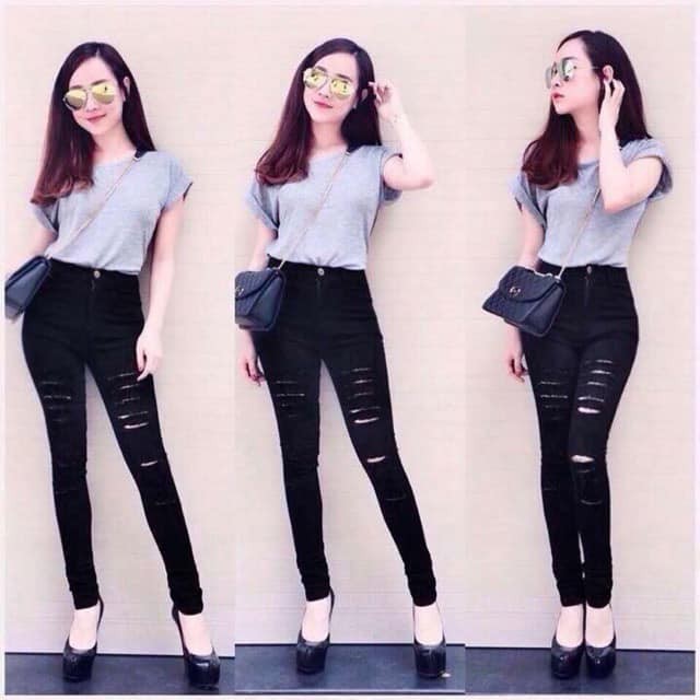 QUẦN KAKI TOMY CO DÃN RÁCH NHIỀU CỰC RẺ, TJCOI4