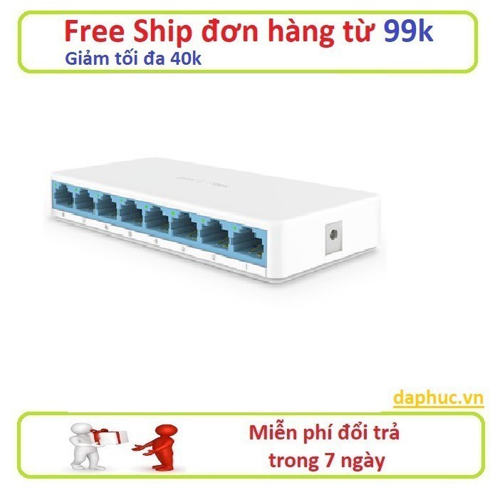 Switch chia mạng 8 cổng Mercury
