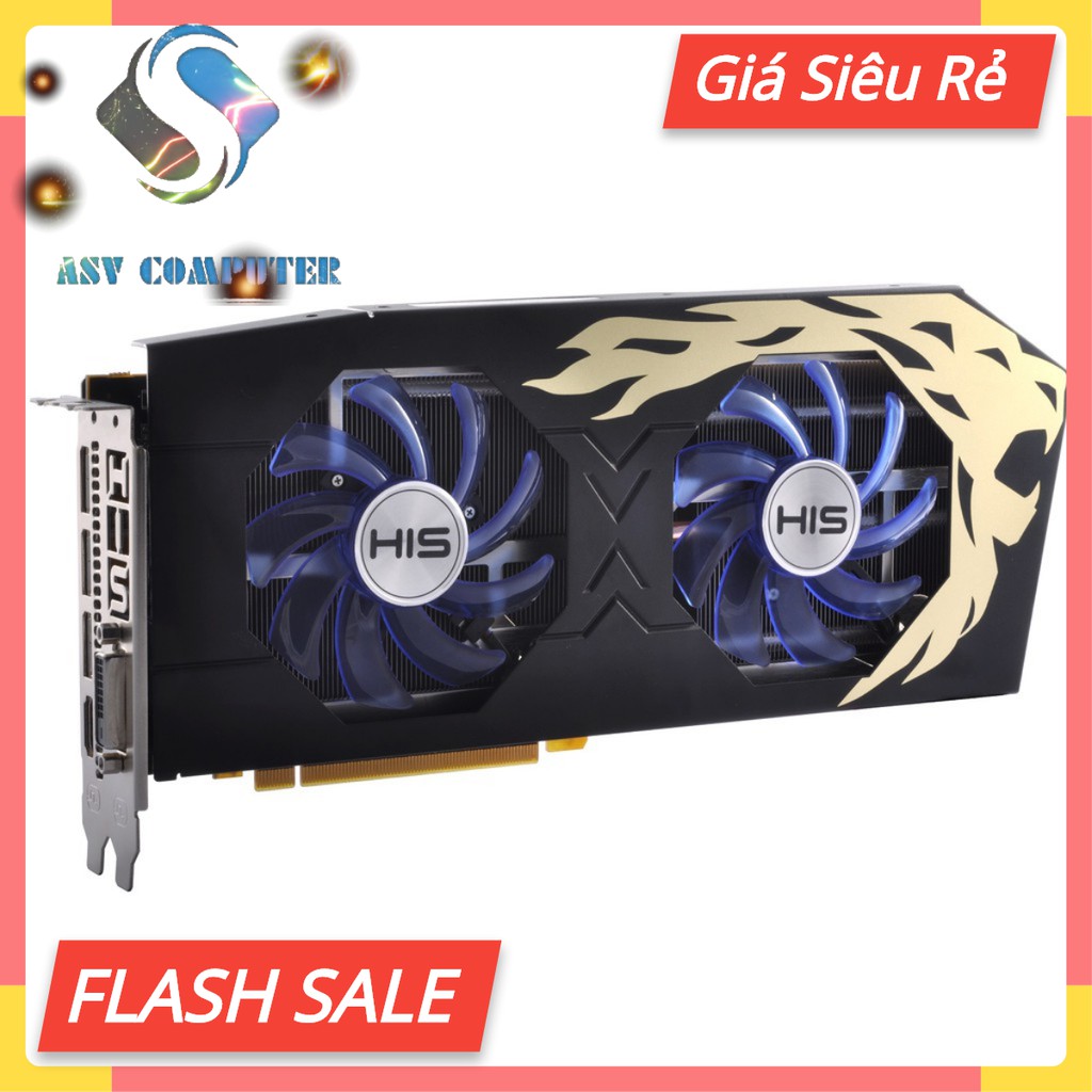 (HOT) Card VGA RX 480 8G DDR5 HIS 2 Fan (HOT)