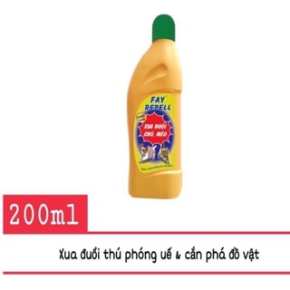🍭 Dung dịch ngăn ngừa thú phóng uế, cắn phá đồ trong nhà - Fay Repell 200ml🍭