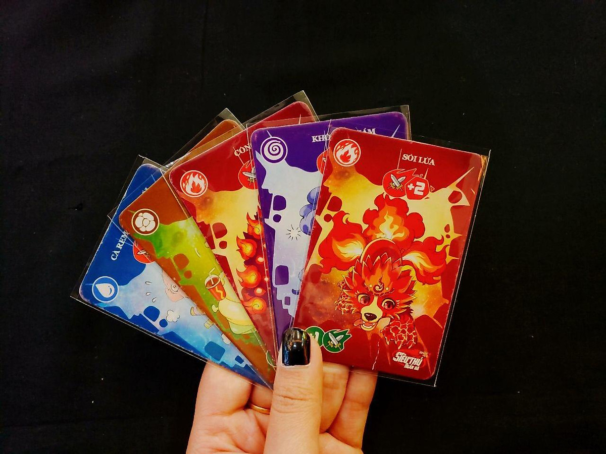 Mua Ngay Sleeves bọc bài trọn bộ board game Lớp học Mật ngữ - Siêu Thú Ngân Hà Giúp Trẻ Phát Triển