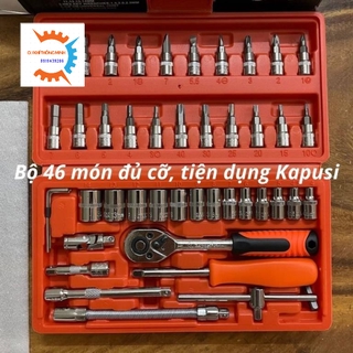 Bộ cần tự động 1/4" cao cấp Kapusi Nhật Bản 46 món (Kapusi111)