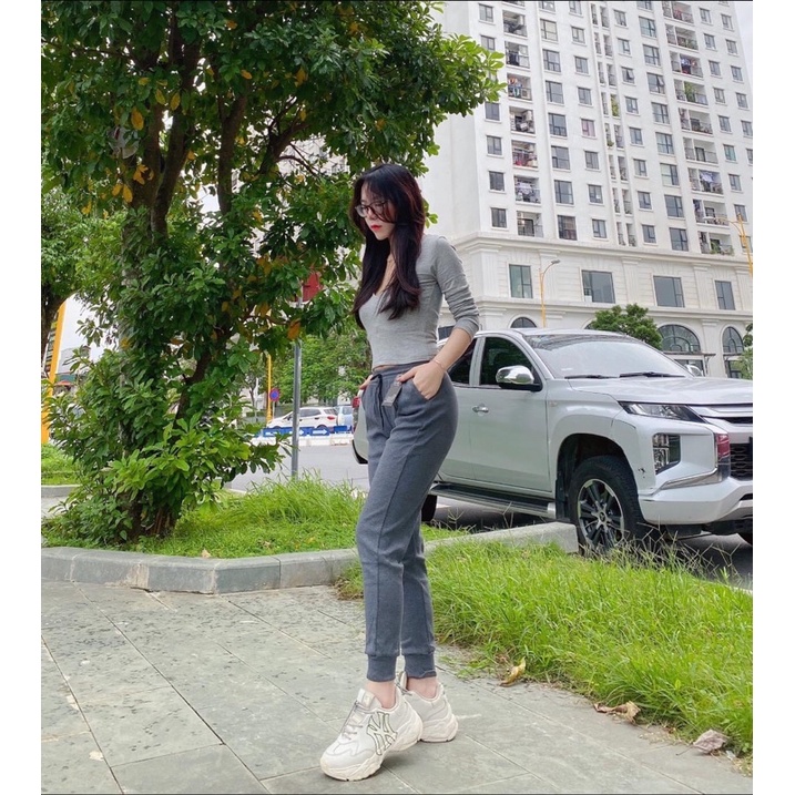 (ảnh thật )Quần Jogger siêu tôn dáng