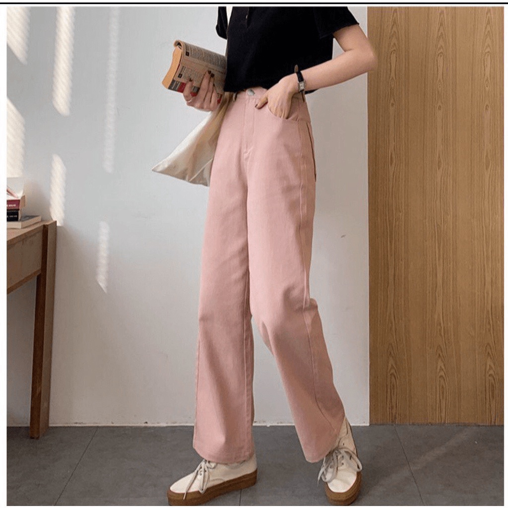 QUẦN BAGGY NỮ CHẤT VẢI KAKI CO GIÃN THOẢI MÁI BAO ĐẸP UP
