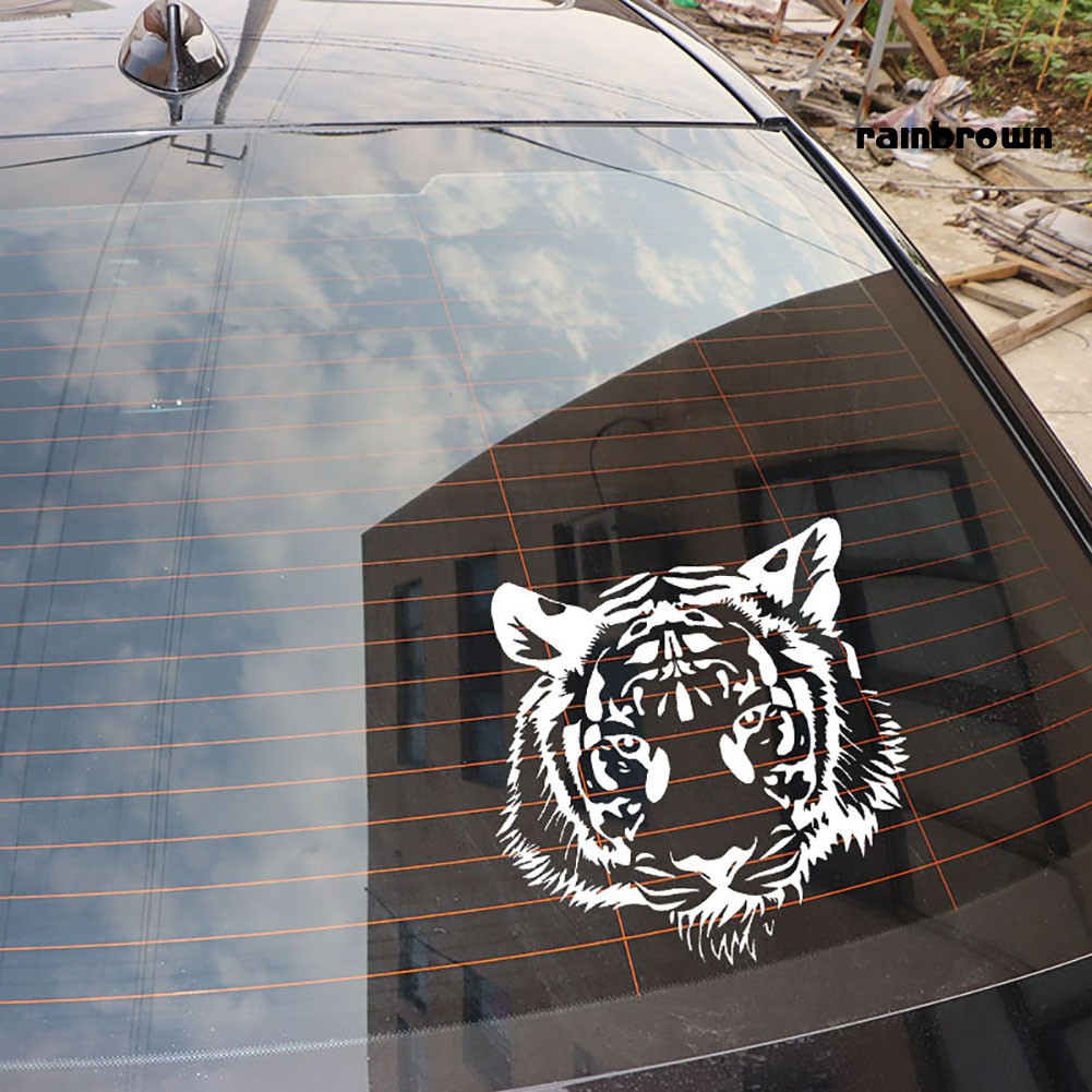 Nhãn dán trang trí xe hơi hình đầu hổ độc đáo