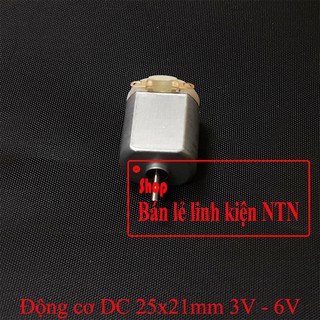 Động cơ DC 25x21mm 3V-6V