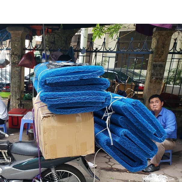 Bùi nhùi không keo Jmat AC cỡ 20x10cm đến 30x30cm làm sạch nước bể cá cảnh