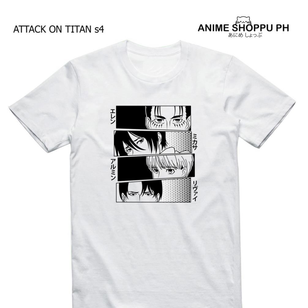 (BÁN CHẠY)Áo thun in hình ATTACK ON TITAN SEASON 4- Anime đẹp cực chất- HUY DZ STORE