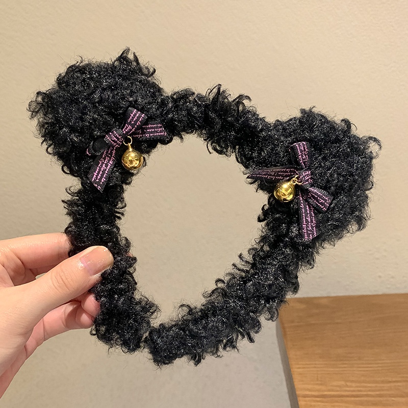 Băng Đô Len Lông Cừu Mềm Mại Thoải Mái Thời Trang Thu Đông Cho Nữ