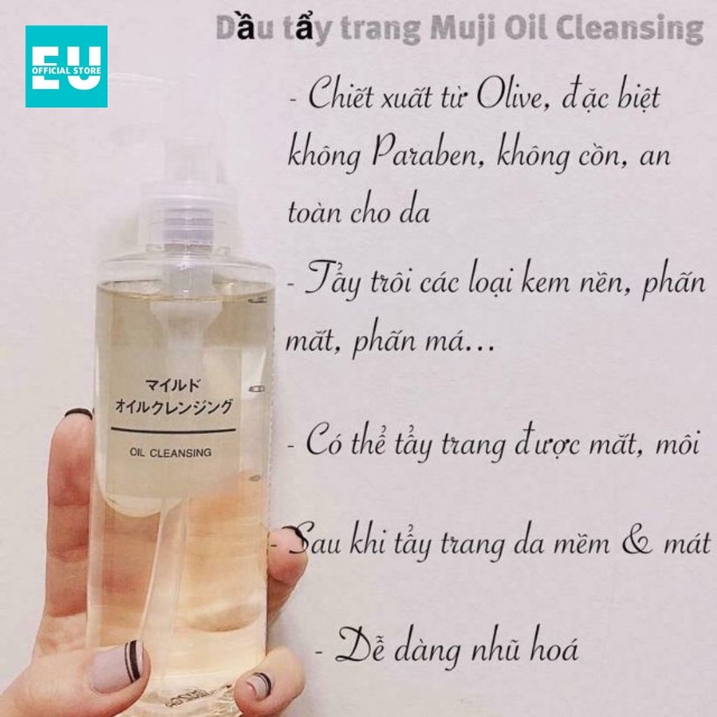 Dầu Tẩy Trang Muji Nhẹ Dịu Da Nhạy Cảm Cleansing Oil Nhật Bản 200ml