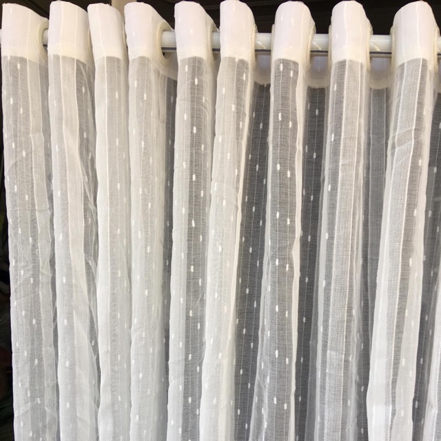 Rèm voan hạt mưa dày đep