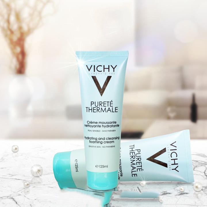 Sữa rửa mặt tạo bọt Vichy Purete Thermal Hydrating And Cleansing Foaming Cream | Shopee Việt Nam