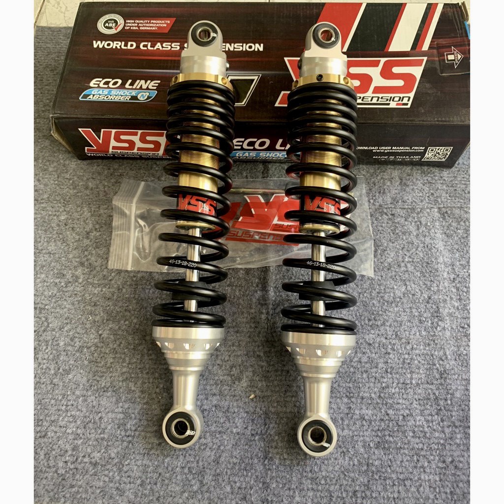 Phuộc Sau Dream & Wave & Future 125i Chính Hãng YSS Kèm Chén Nhôm CNC