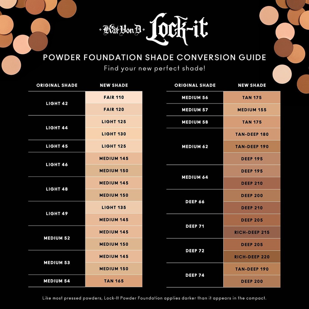 Kat Von D - Phấn Nền Dạng Bột Lâu Trôi Lock-It Power Foundation 24-hour Wear