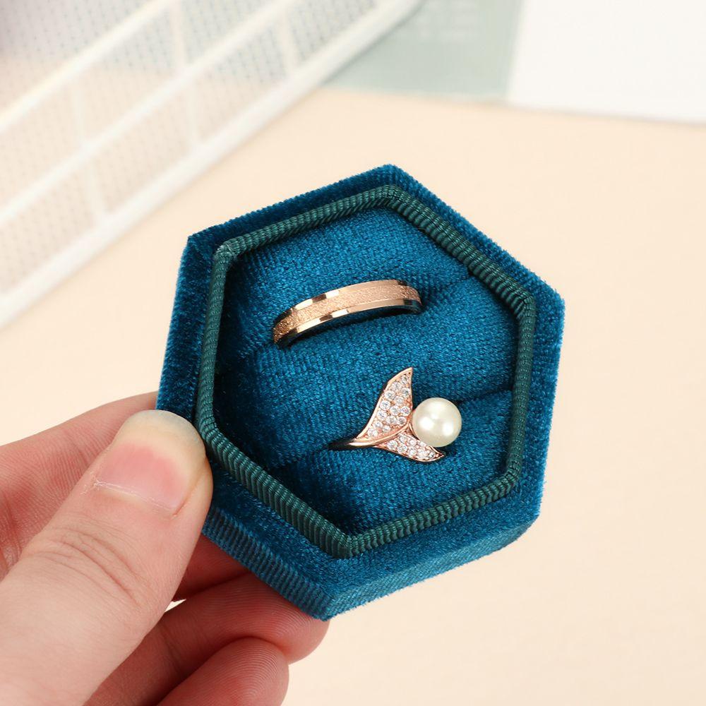 Hộp Đựng Trang Sức Bằng Nhung Nhiều Màu Sắc