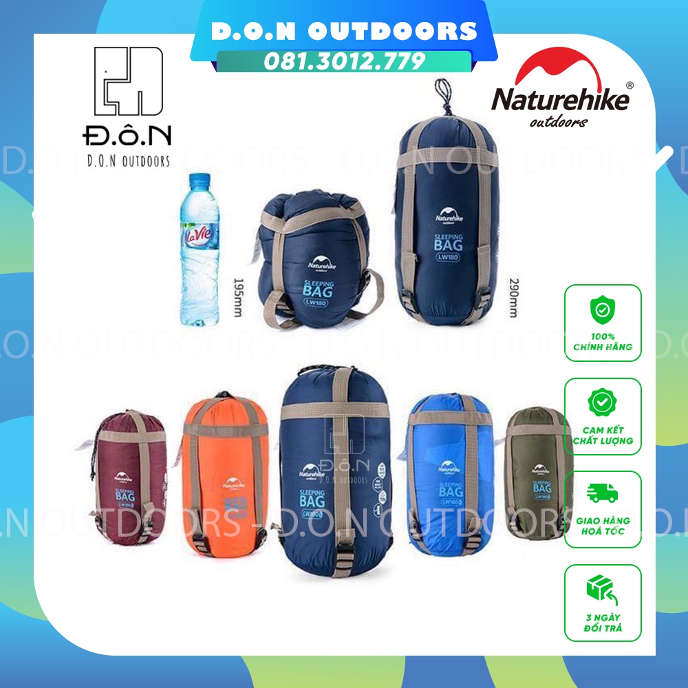 Túi Ngủ Nhỏ Gọn Du Lịch Dã Ngoại Ngủ Trưa Văn Phòng Chống Thấm Giữ ấm NatureHike NH15S003-D - D.O.N OUTDOOR