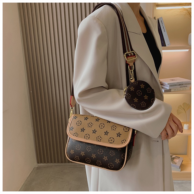 Túi Đeo Chéo Hình Vuông Nhỏ Phong Cách Phương Tây Cổ Điển Thời Trang Mới Cho Nữ