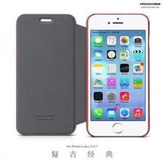 Bao da iphone 6 6s plus chính hãng hoco crystal series và base da lộn