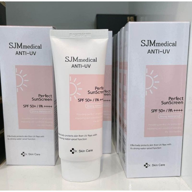 Kem Chống Nắng Dr.Skin Care ❣️Chính Hãng❣️ Kem Chống Nắng SJM medical Anti-Uv Perfect Sunscreen SPF 50+ PA++++