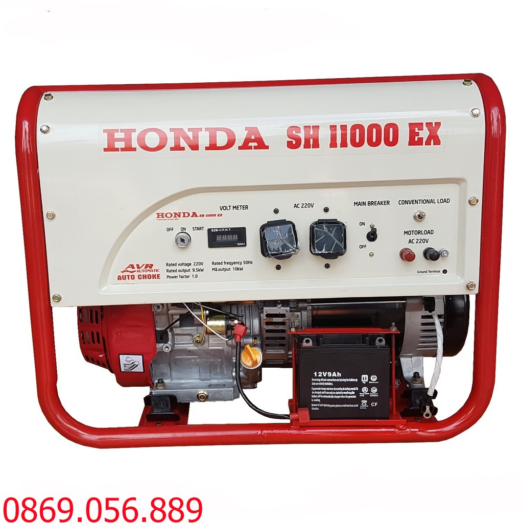 Máy Phát Điện Honda Chạy Xăng 10kw SH11000EX (Le Gió Tự Động)