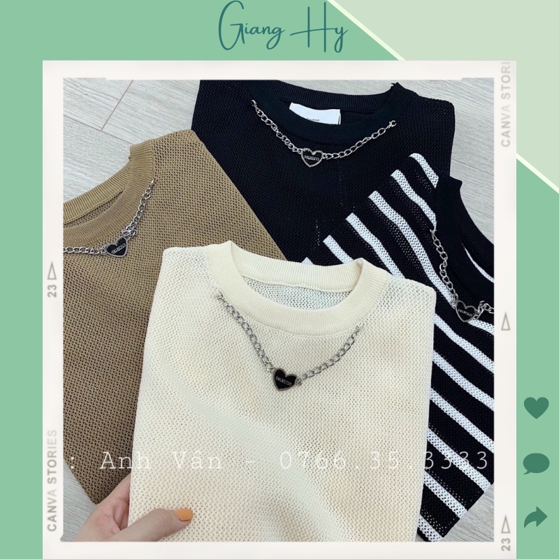 Áo phông nữ giá rẻ big size đẹp form rộng tay hến LEN VÒNG CỔ TIM