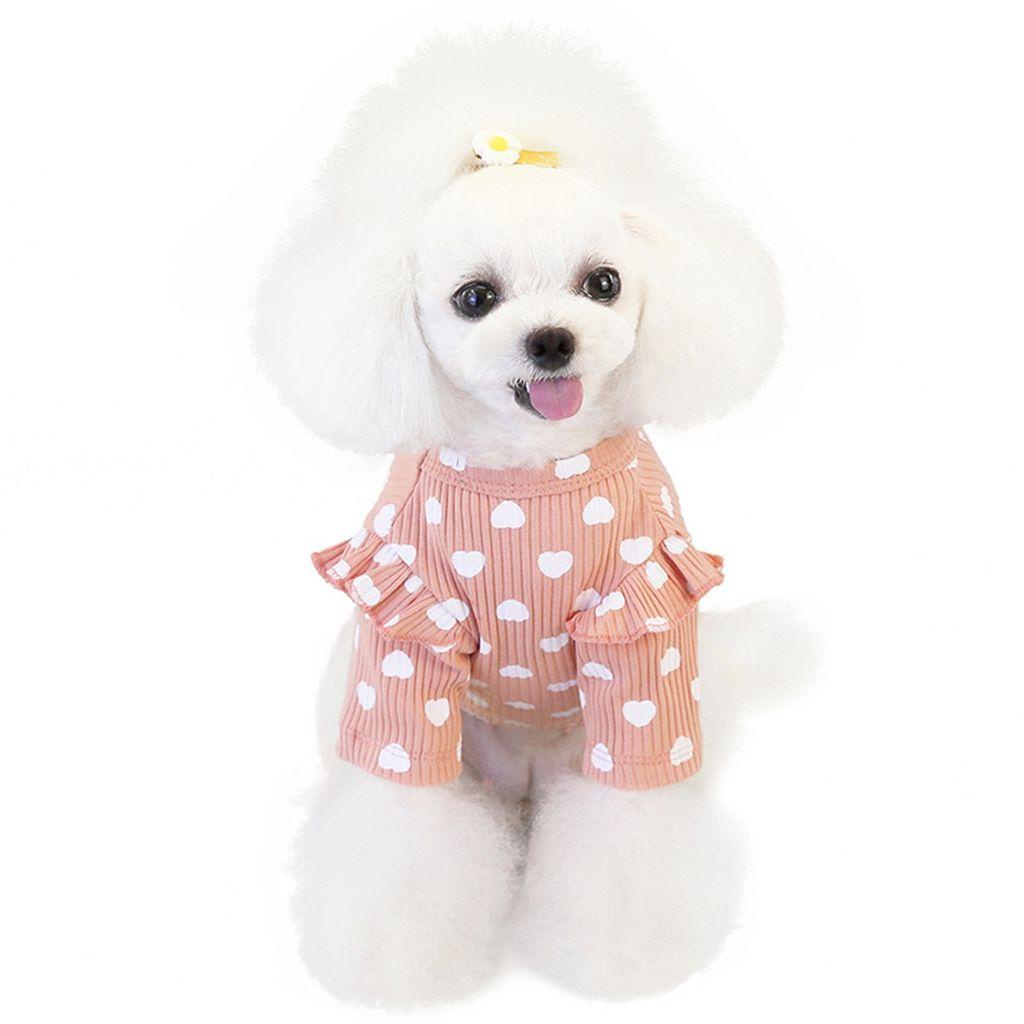 JARRED Trang Phục Mùa Xuân Bằng Vải Cotton Mềm Mại Cho Thú Cưng 1 Tuổi