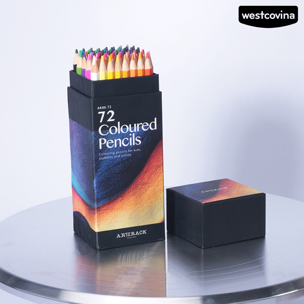 [Hot]✍Set 12/18/24/36/48/72 Bút Chì Màu Vẽ Tranh Sơn Dầu Dễ Dàng Sử Dụng