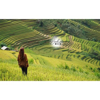 (CÓ SẴN) Áo khoác da lộn Boho