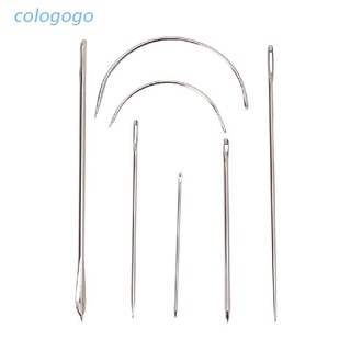 Bộ 7 Kim Cong Khâu Vải Da/Canvas Thủ Công Chuyên Dụng