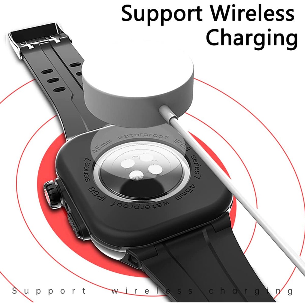 Ốp Bảo Vệ Toàn Diện Màn Hình Chống Thấm Nước 45mm Cho Apple Watch Series 7 45mm 7