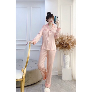 PYJAMA DÀI HỒNG V S L CAO CẤP