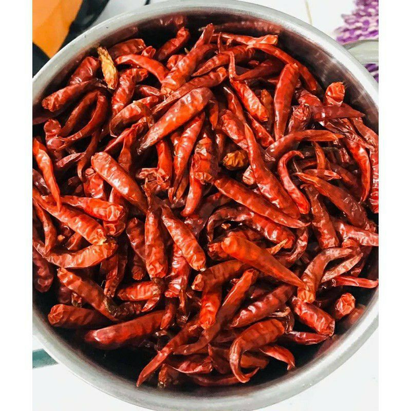 Ớt Nguyên Quả Sấy Khô Đã Bẻ Cuống 1kg