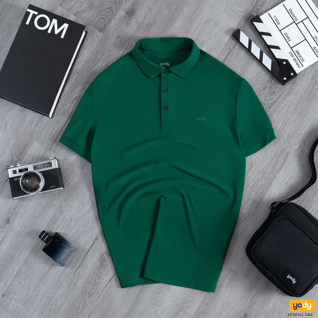 Áo polo nam YODY mắt chim gia đình đứng form thoáng mát MPS42 APM5431