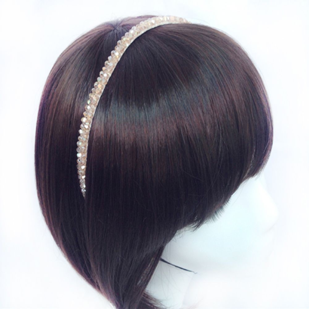 Cài tóc kim loại đính đá lấp lánh