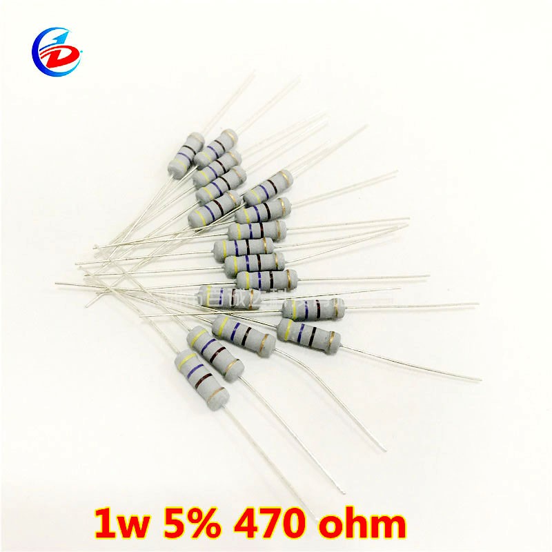 20PCS 1w 5% 470 ohm resistor