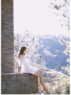 Đầm trễ vai tay lưới